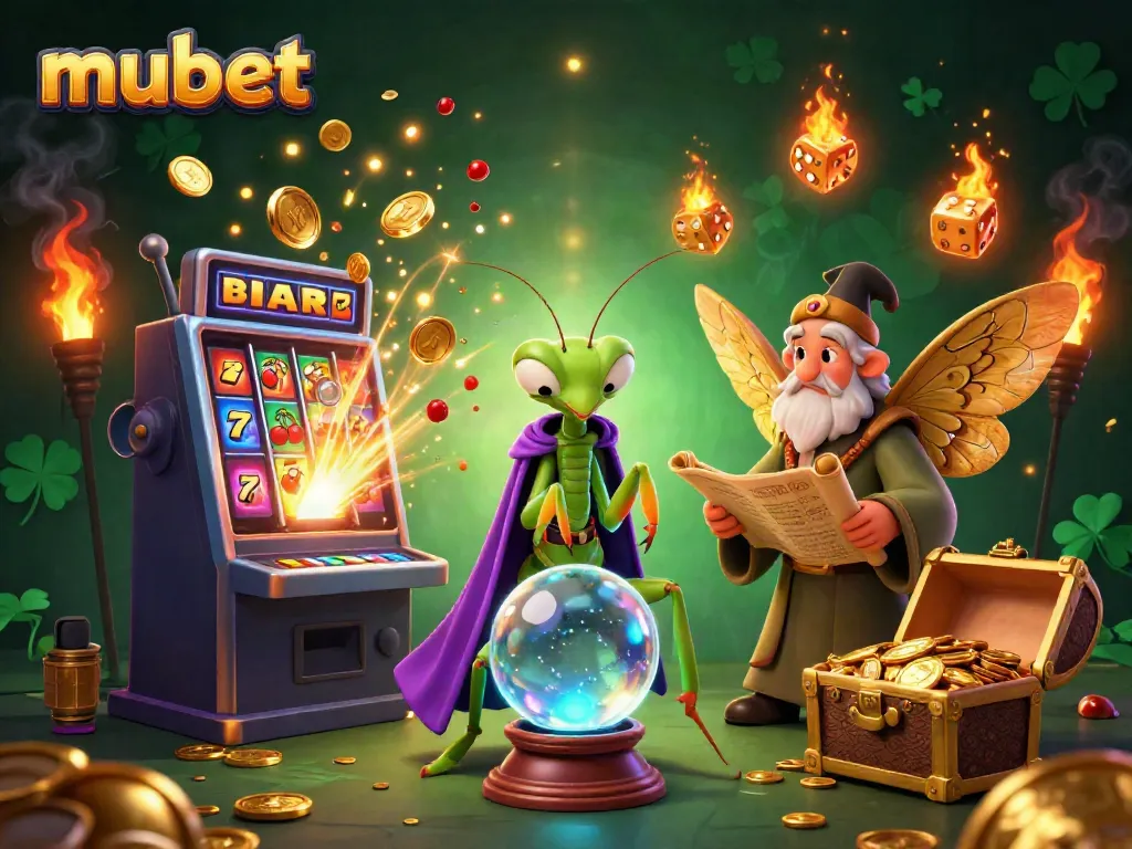 Experience thrilling gameplay with mubet in a vibrant casino scene filled with excitement and fortune.